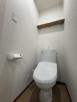 ゆったりとした空間のトイレです