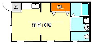山田ハイツの間取り