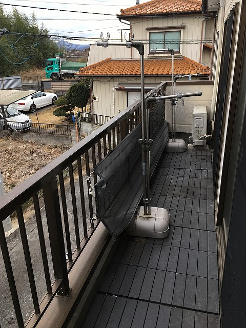 バルコニーがあります