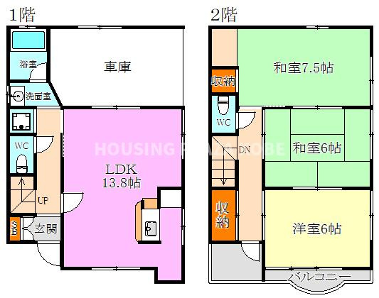 霞ヶ丘５丁目貸家
