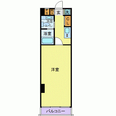 ミディアススカイコート赤坂の間取り