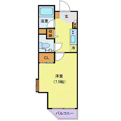 N’sコート139REX新橋の間取り