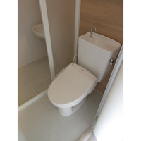 ゆったりとした空間のトイレです