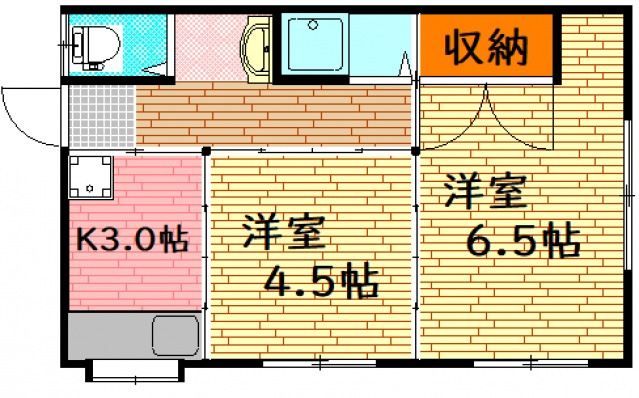 光ハイツの間取り