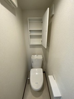ゆったりとした空間のトイレです