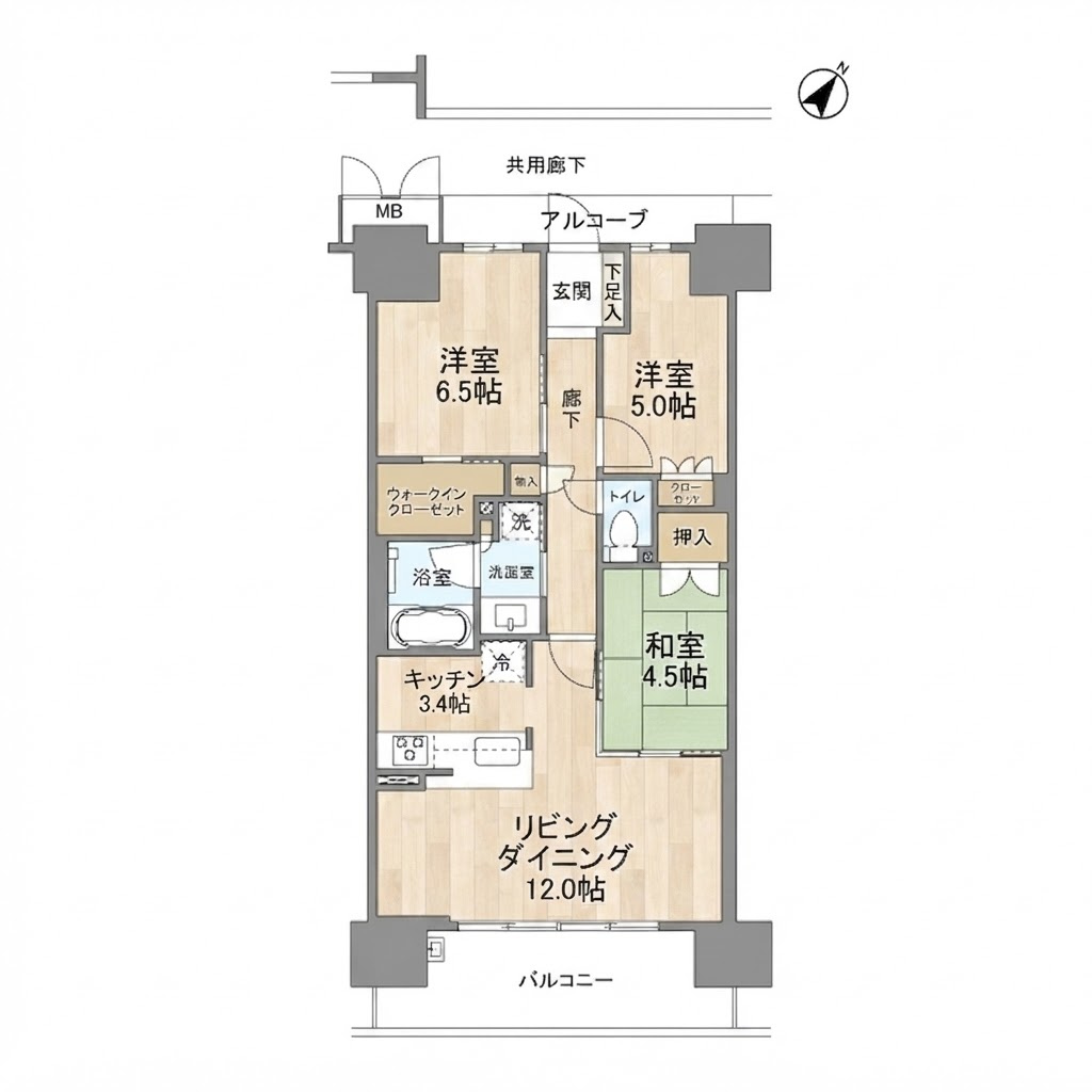 大阪ベイレジデンスの間取り