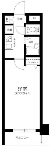 スカイコート銀座東第２の間取り