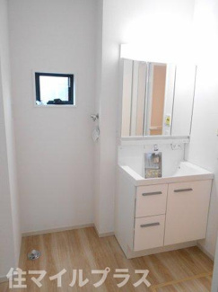 【独立洗面台】 | 郡山市七ツ池町新築一戸建て2棟 | 独立洗面台です