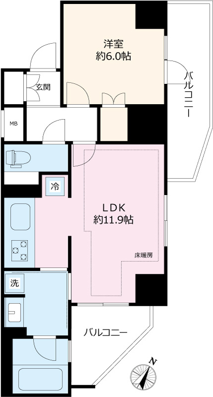 ベリスタ文京白山の間取り