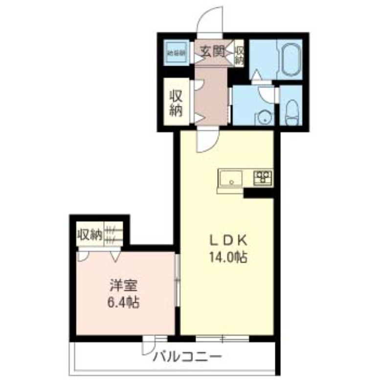 シャイニング　K-Ⅲの間取り