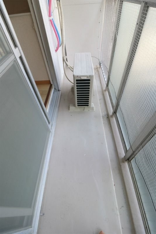 福岡市東区箱崎１丁目の賃貸マンションのバルコニー