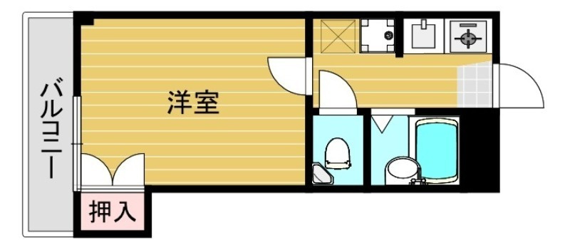 スリム箱崎の間取り