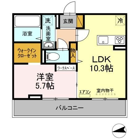 シャルムの間取り