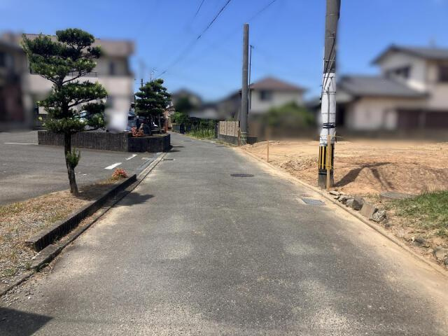 の新築一戸建の前面道路含む現地写真|現地写真