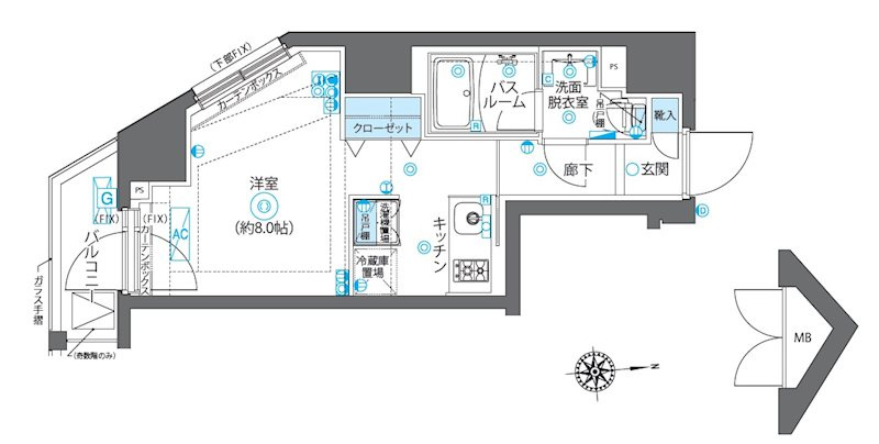 新品家具付きマンション下落合6B(KaGood東京)