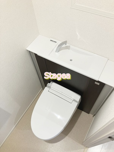 白岡市新白岡７丁目の賃貸マンションのトイレ