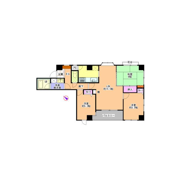 サクラ・フォーレスト西新の間取り