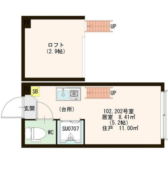 【間取り】 | ハーモニーテラス堀ノ内Ⅱ