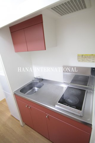 レオパレス橙のキッチン