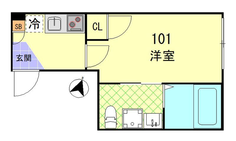 ピア横浜鴨居の間取り