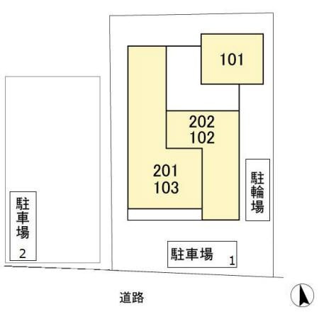 メゾン・ド・ミスズの区画図