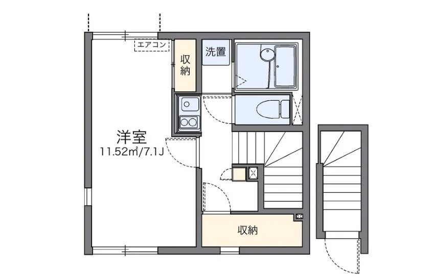 レオネクストメイプルの間取り