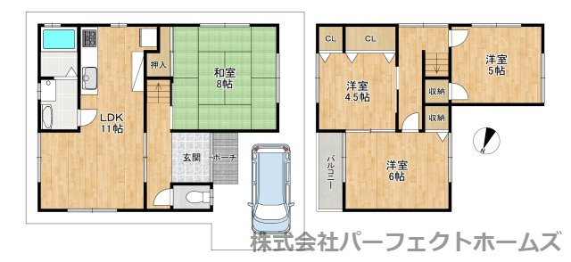 【間取り】の画像