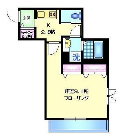 エテルナ千住大橋の間取り|★南東角部屋★二面採光