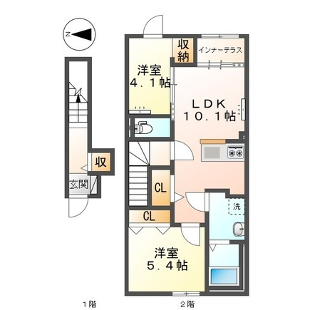 【間取り】 | 仮)八王子市大谷町アパート新築工事(ハチオウジシオオヤマチアパートシンチクコウジ)