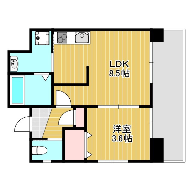 ONLYONE池田の間取り
