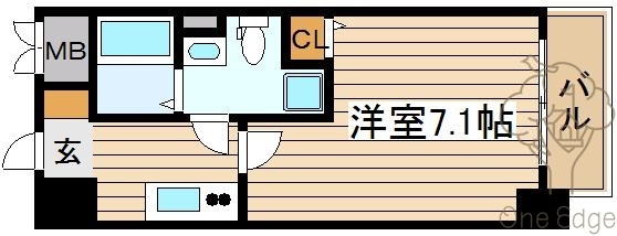 ロイヤルレジデンス北梅田の間取り