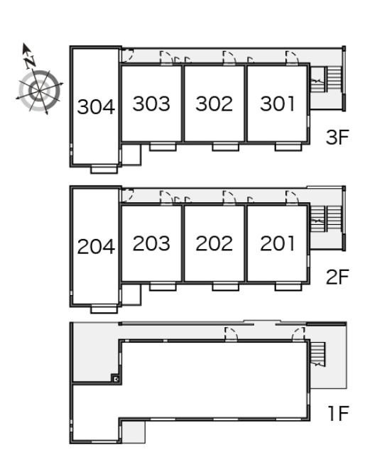 志賀屋の区画図