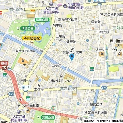 プロスペクト門前仲町の地図
