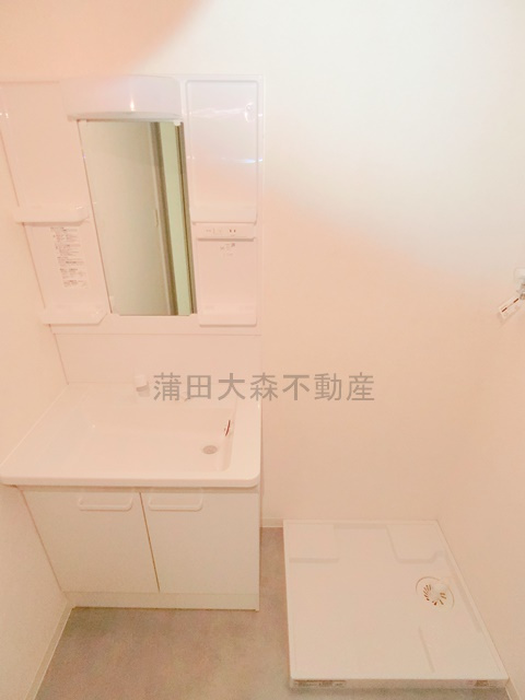 ReliveBH蒲田の洗面所|洗面脱衣所　独立洗面台　洗濯機置き場