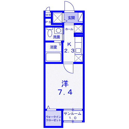 クレメント中浦和の間取り
