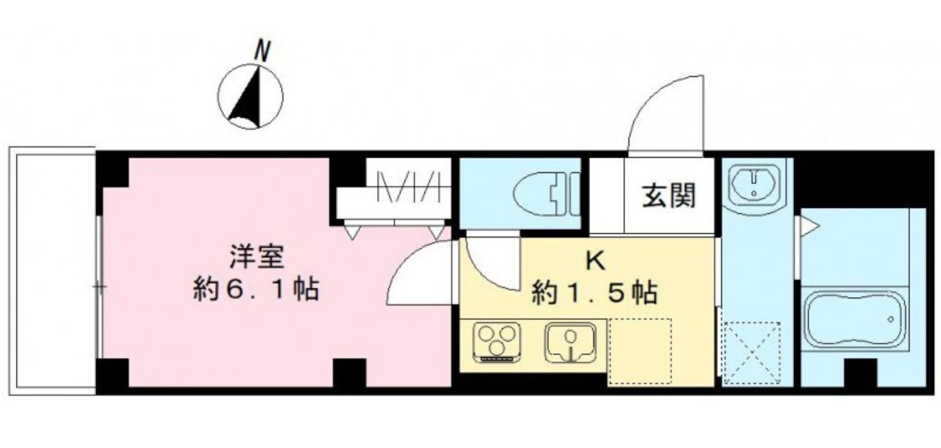 グランドグレース神楽坂の間取り