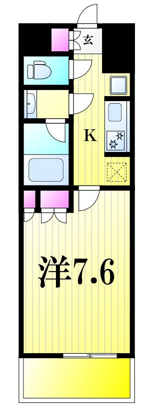 第18シントウキョウビルの間取り