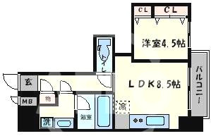 ポローニア立花通りの間取り|ポローニア立花通り　間取り
