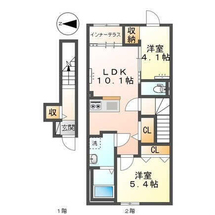 【間取り】 | 仮)八王子市大谷町アパート新築工事(ハチオウジシオオヤマチアパートシンチクコウジ)