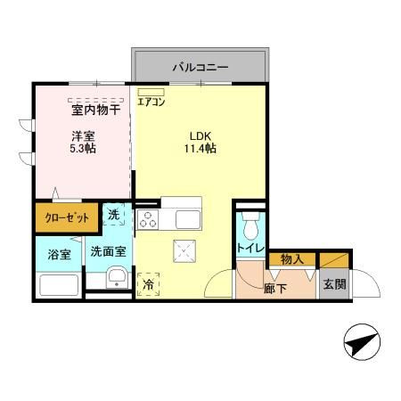ANNEX〔アネックス〕の間取り