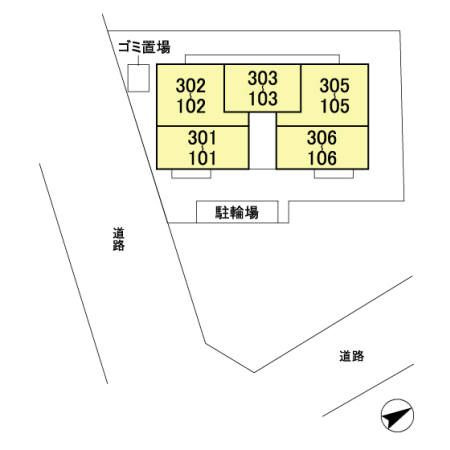 ANNEX〔アネックス〕の区画図