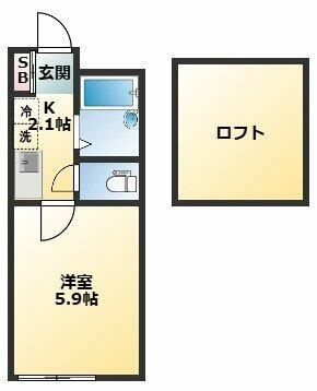 グロリア溝の口の間取り