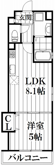 【間取り】 | ラモーナ諸福Ⅲ