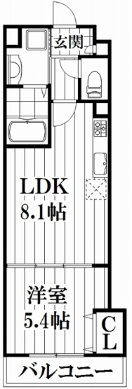 【間取り】 | ラモーナ諸福Ⅲ
