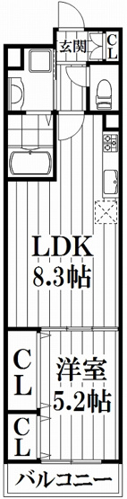 【間取り】 | ラモーナ諸福Ⅲ