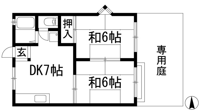 【間取り】 | フラワーハイツ愛