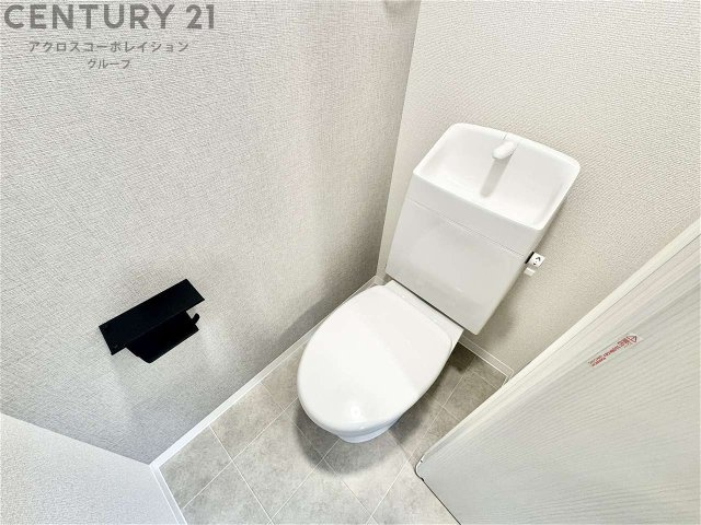 ゆったりとした空間のトイレです