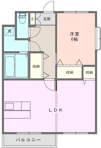 パークサイド杉山の間取り