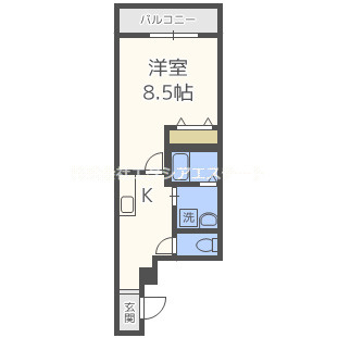 フジパレス我孫子前Ⅱ番館の間取り
