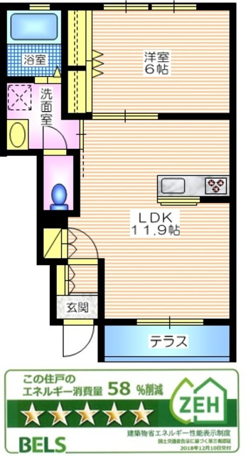 グロン　ソレイユ　小田原の間取り